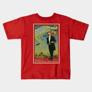 Vintage Magic Poster Art, Brush the Great Kids T-Shirt